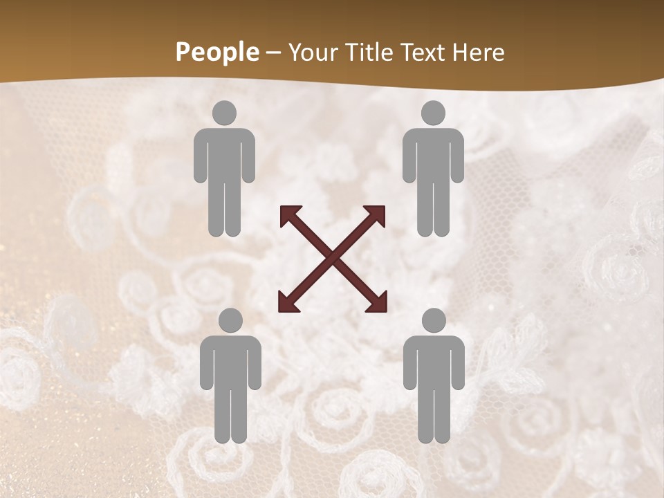 Garter From A Fabric Embroidered By A Satiny Lace PowerPoint Template