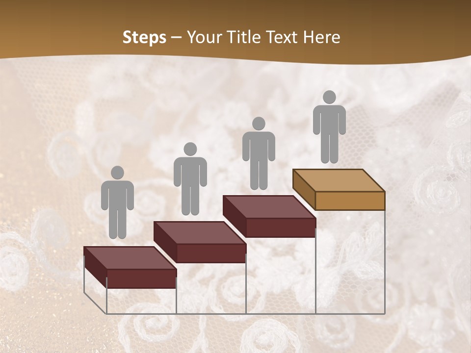 Garter From A Fabric Embroidered By A Satiny Lace PowerPoint Template