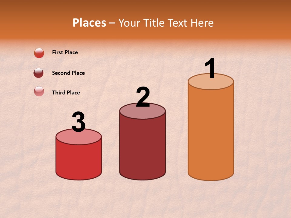 Texture Of A Leather PowerPoint Template