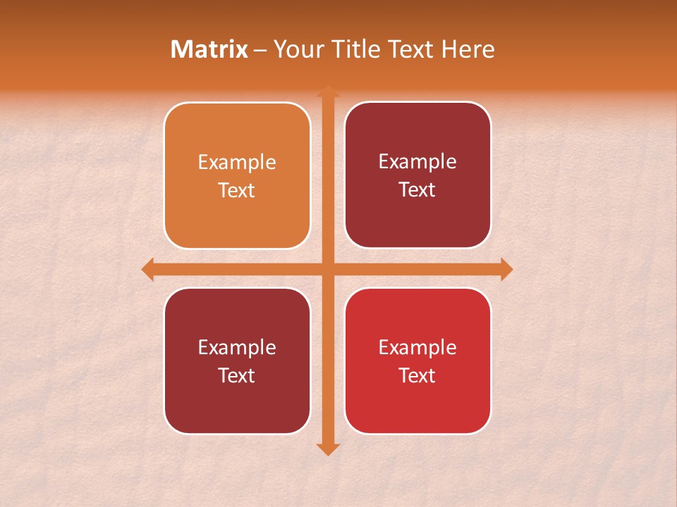 Texture Of A Leather PowerPoint Template