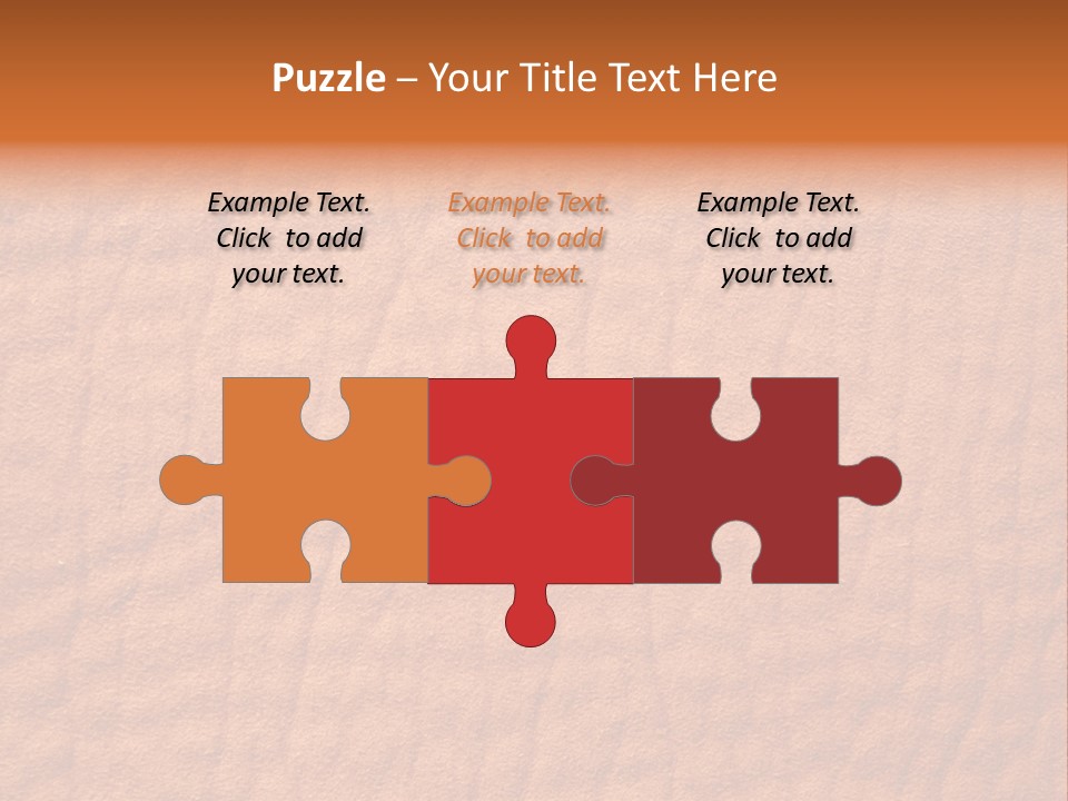 Texture Of A Leather PowerPoint Template