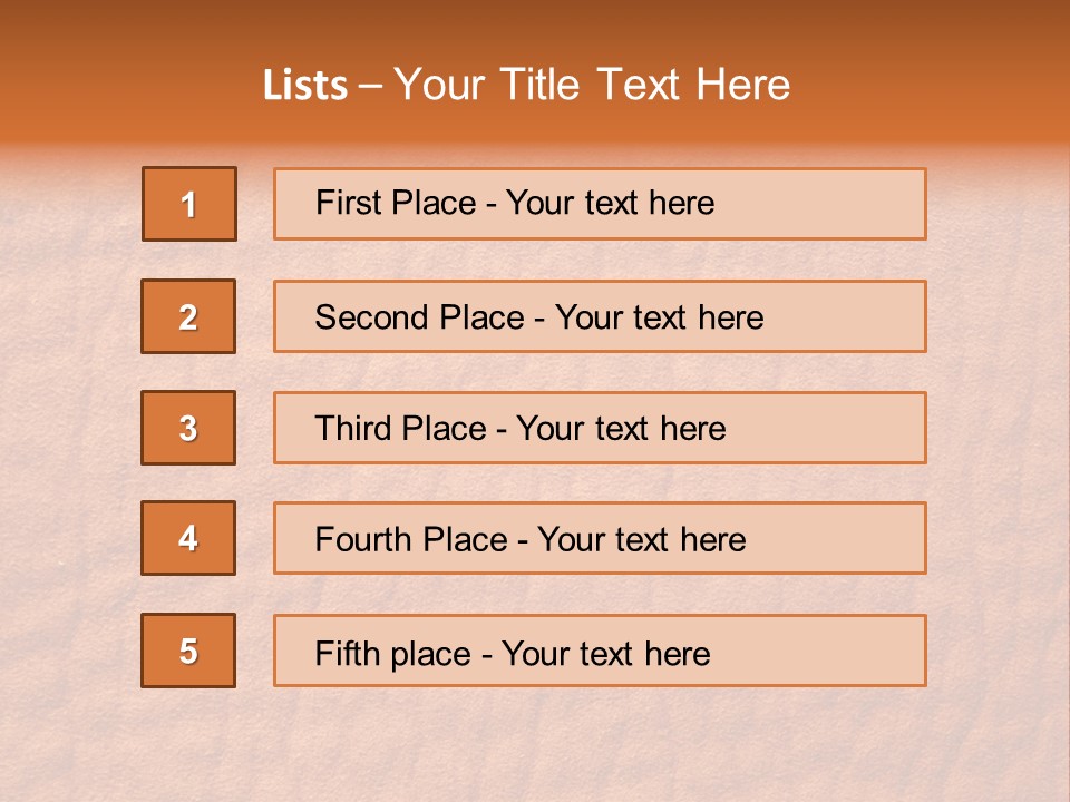 Texture Of A Leather PowerPoint Template