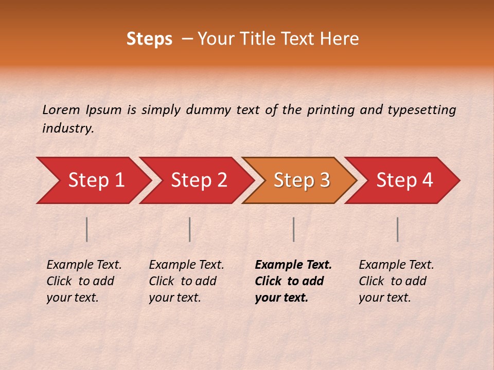 Texture Of A Leather PowerPoint Template