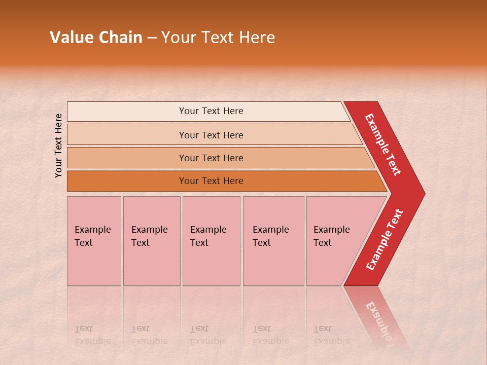 Texture Of A Leather PowerPoint Template