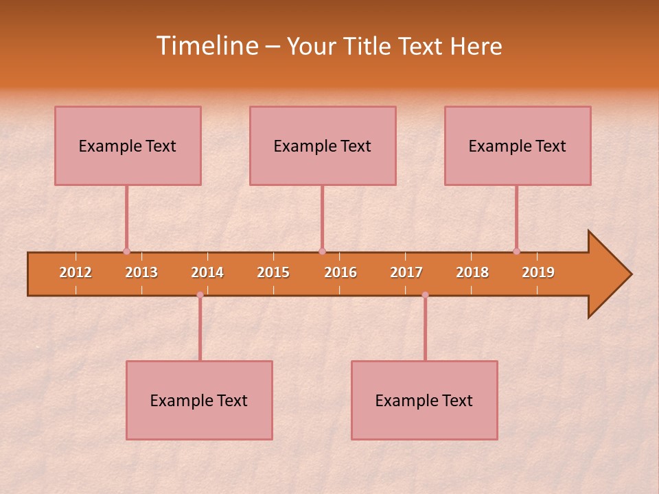 Texture Of A Leather PowerPoint Template