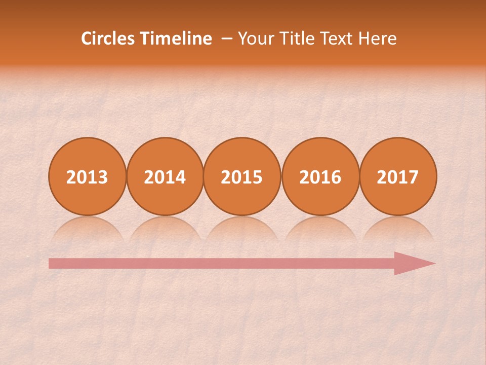 Texture Of A Leather PowerPoint Template