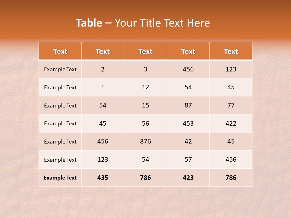Texture Of A Leather PowerPoint Template