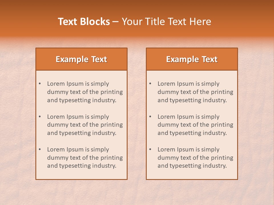Texture Of A Leather PowerPoint Template