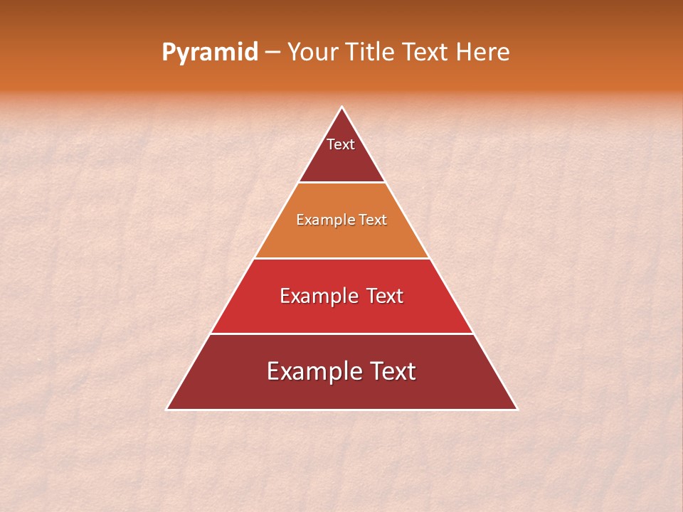 Texture Of A Leather PowerPoint Template