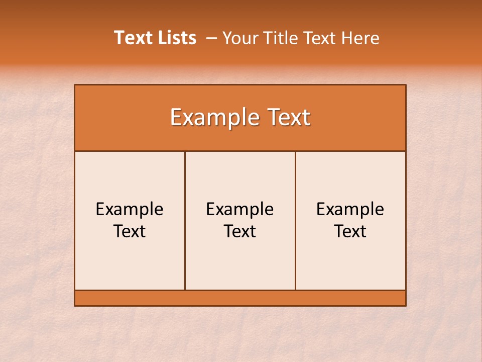 Texture Of A Leather PowerPoint Template