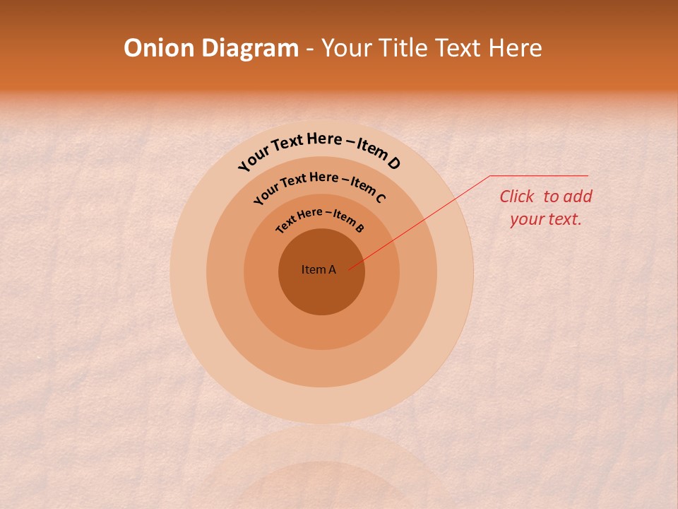 Texture Of A Leather PowerPoint Template