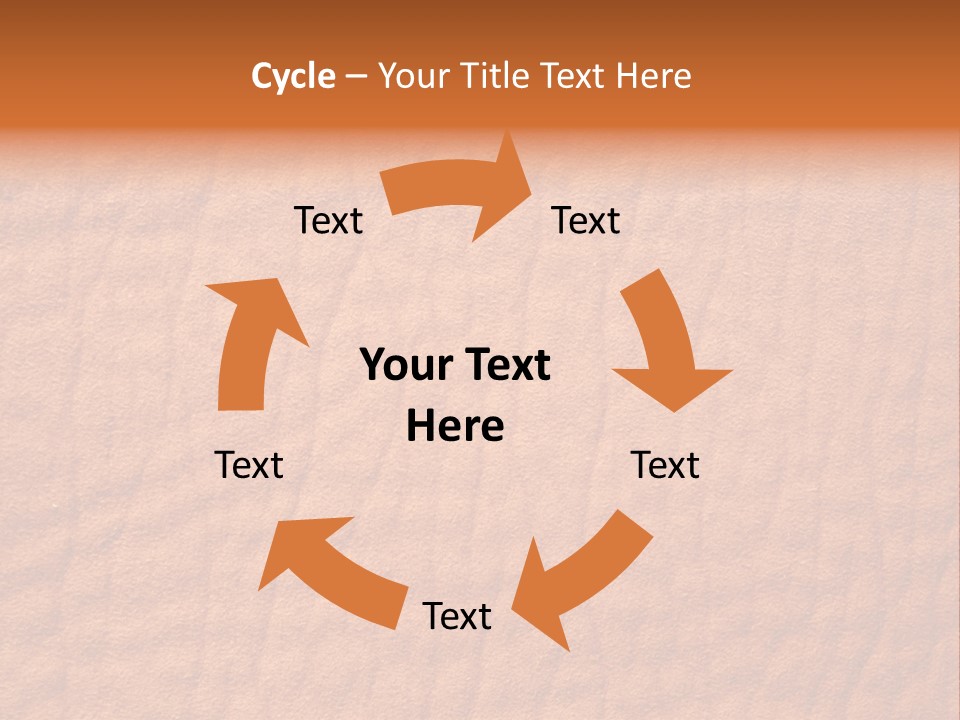 Texture Of A Leather PowerPoint Template