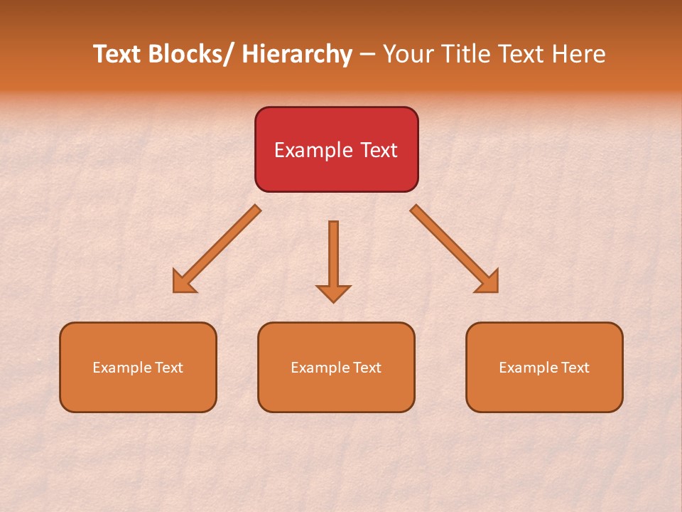 Texture Of A Leather PowerPoint Template