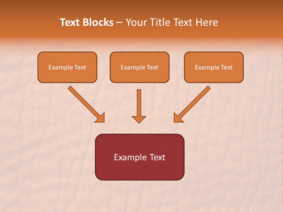 Texture Of A Leather PowerPoint Template