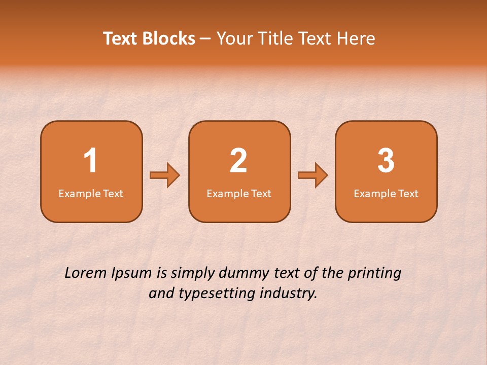 Texture Of A Leather PowerPoint Template