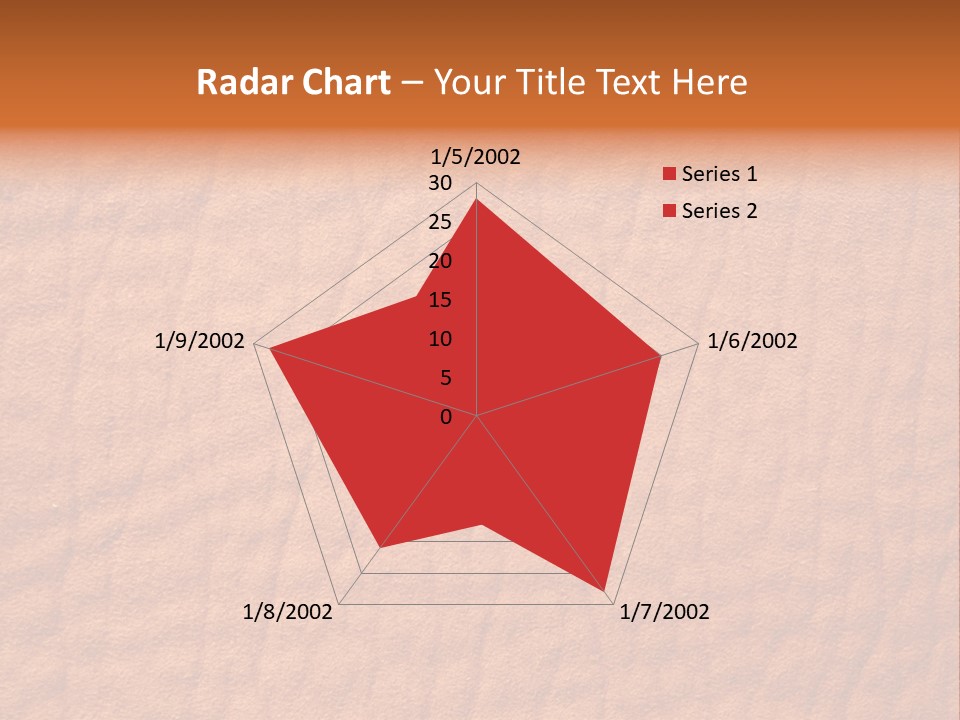 Texture Of A Leather PowerPoint Template