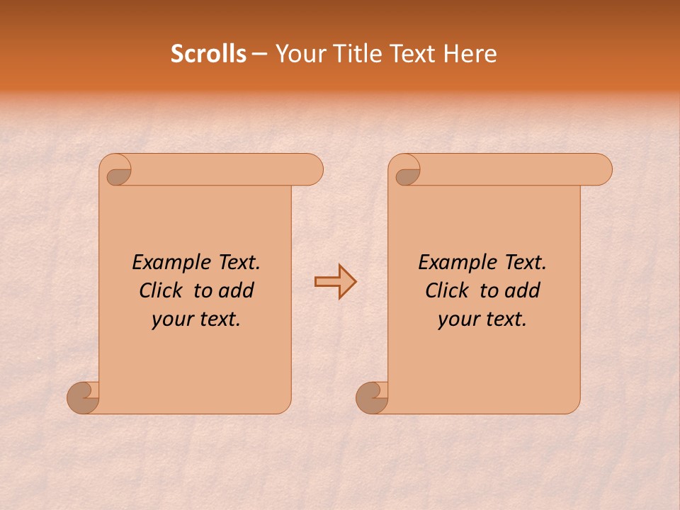 Texture Of A Leather PowerPoint Template