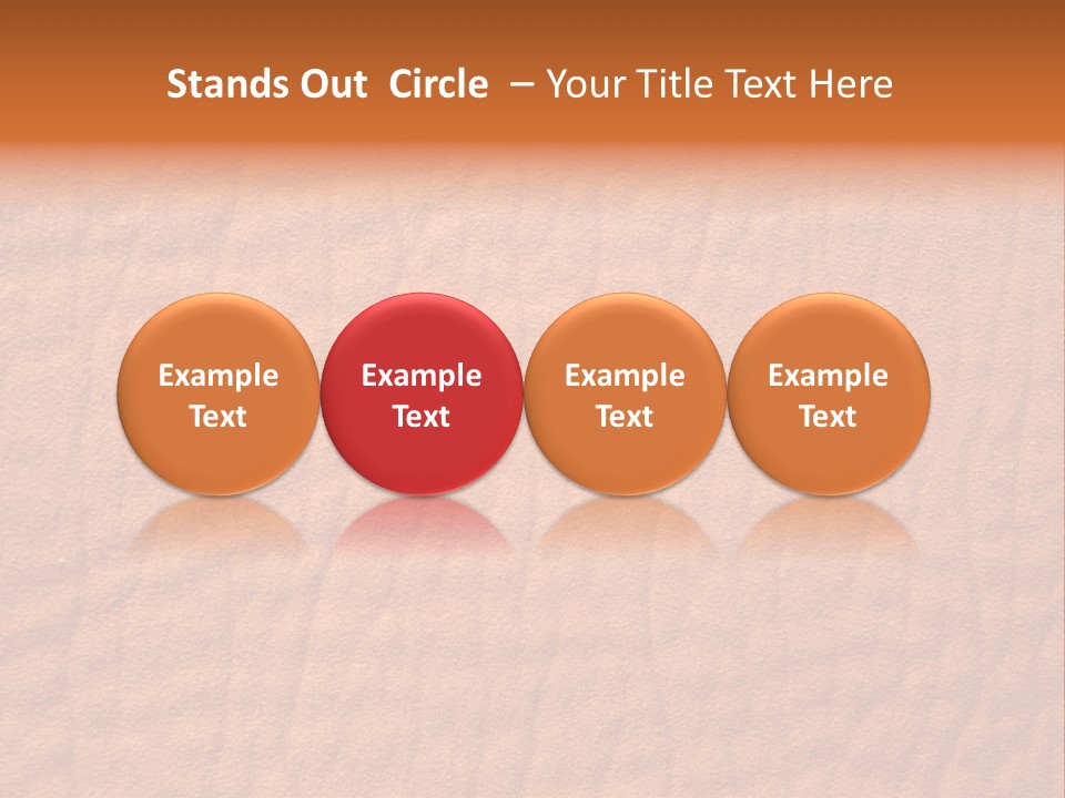 Texture Of A Leather PowerPoint Template