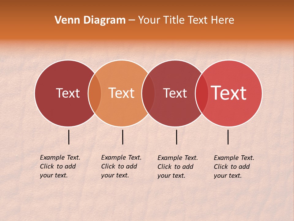 Texture Of A Leather PowerPoint Template
