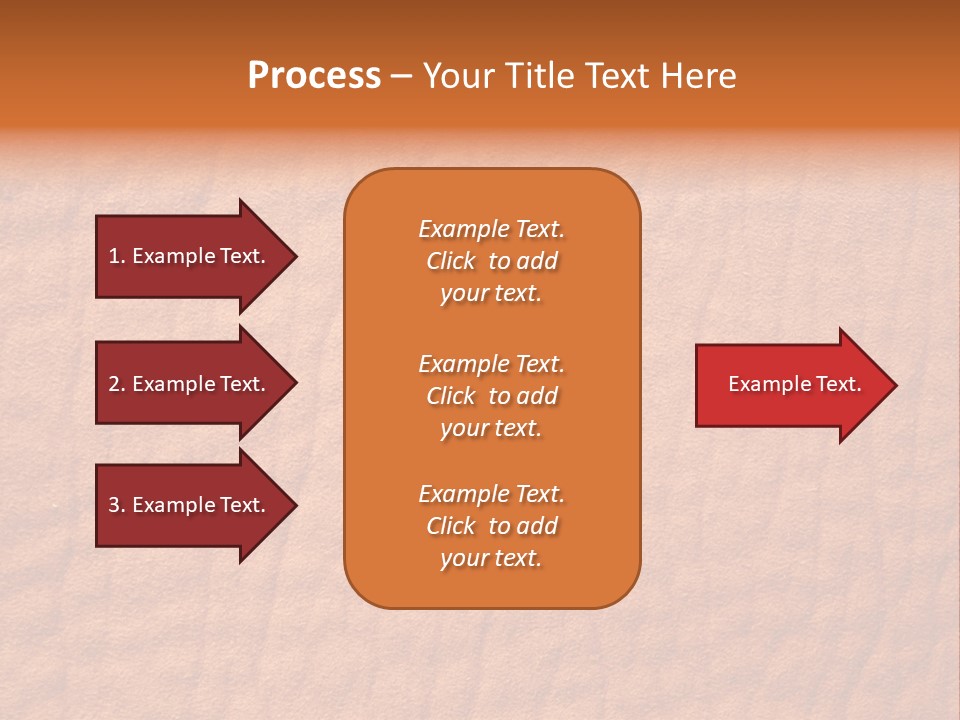 Texture Of A Leather PowerPoint Template