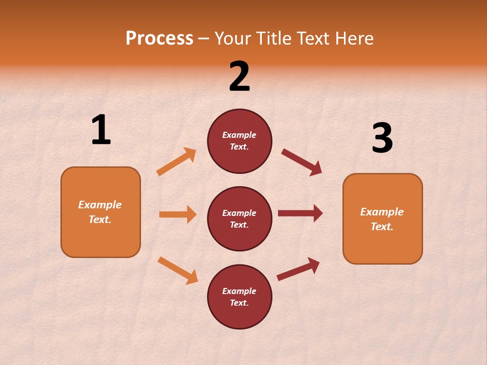 Texture Of A Leather PowerPoint Template