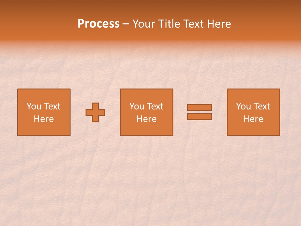 Texture Of A Leather PowerPoint Template