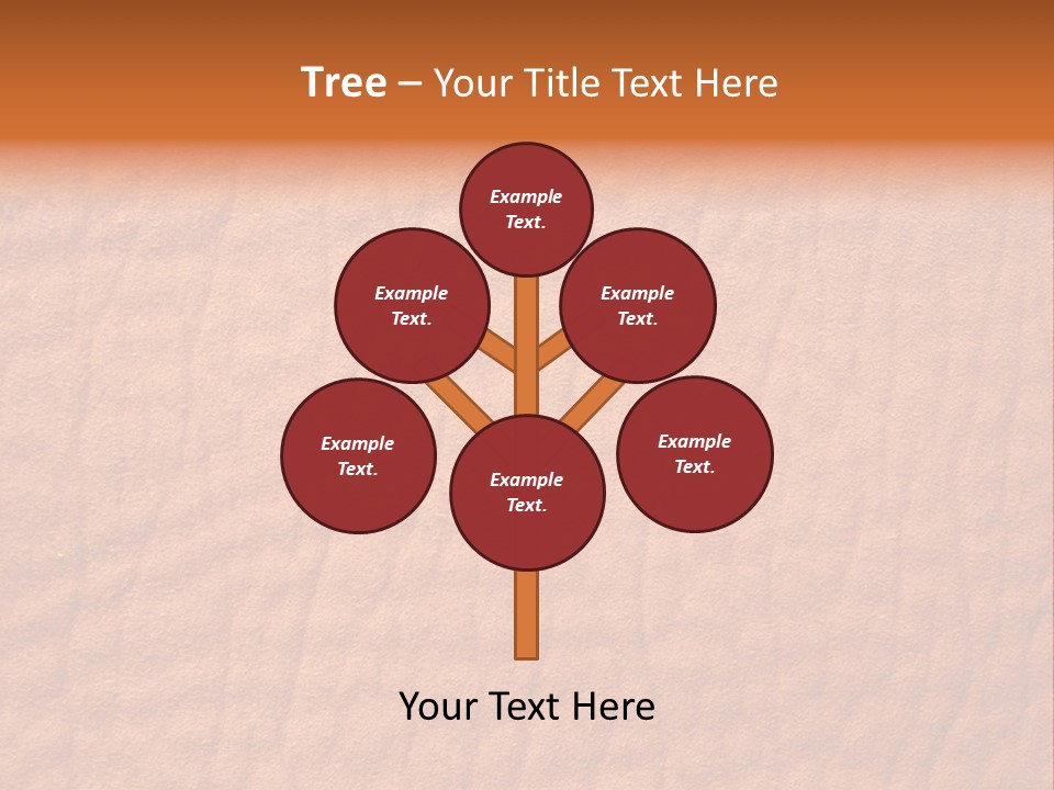 Texture Of A Leather PowerPoint Template