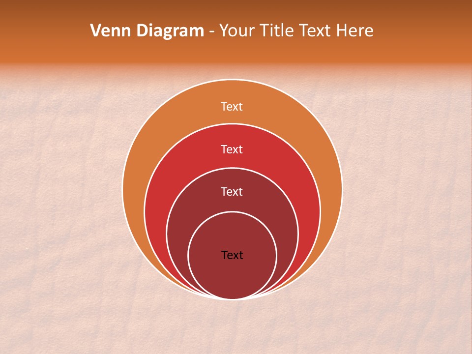 Texture Of A Leather PowerPoint Template