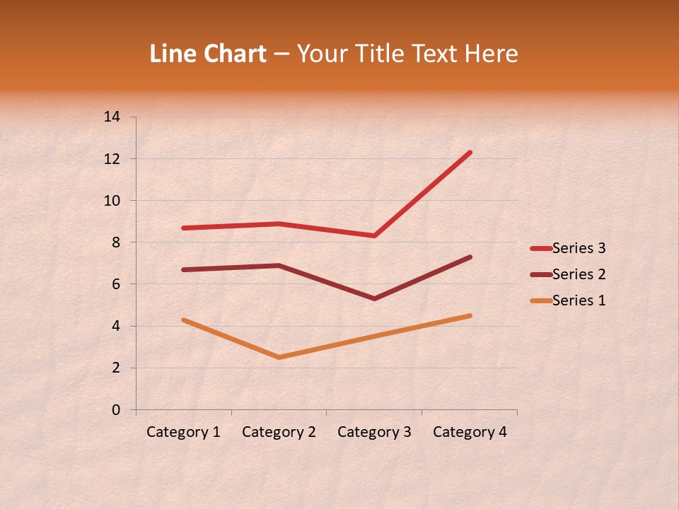 Texture Of A Leather PowerPoint Template