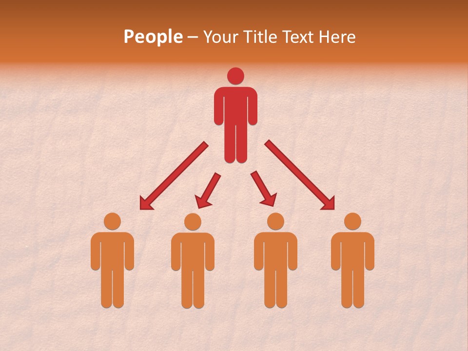 Texture Of A Leather PowerPoint Template