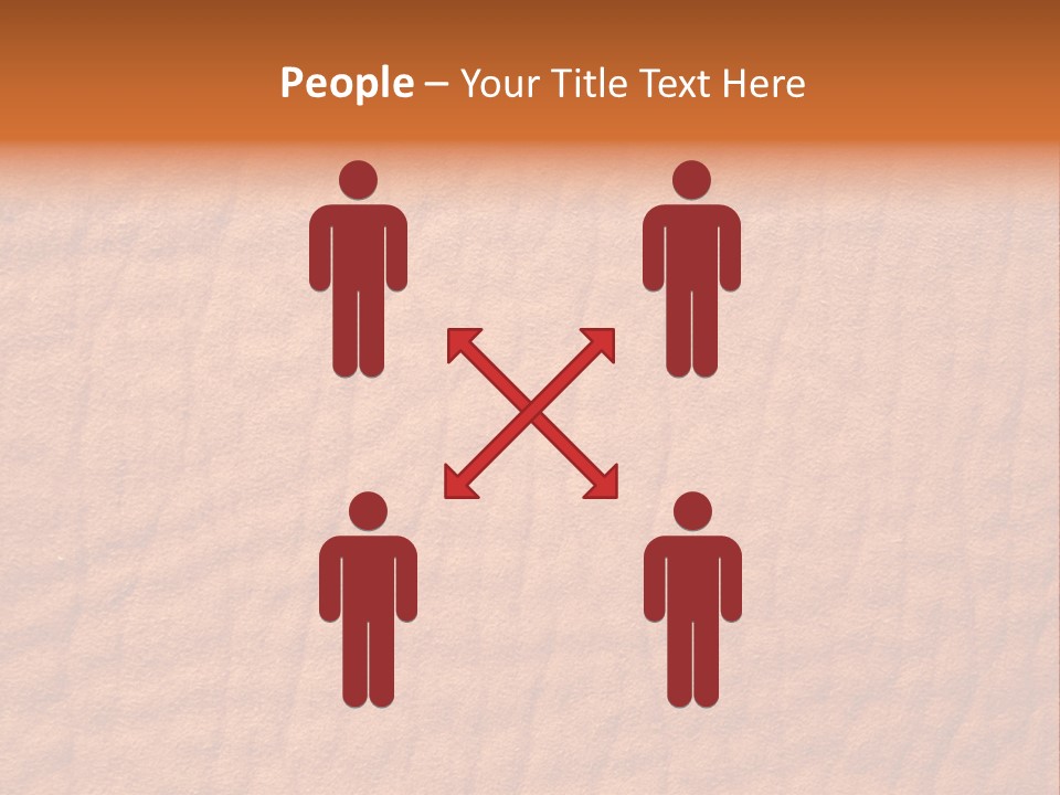 Texture Of A Leather PowerPoint Template