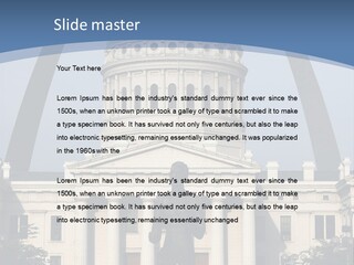Court House In St Louis, Mo. PowerPoint Template