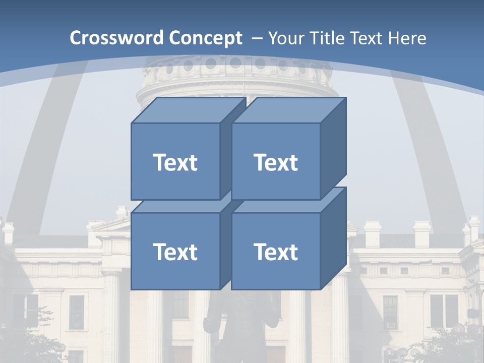 Court House In St Louis, Mo. PowerPoint Template