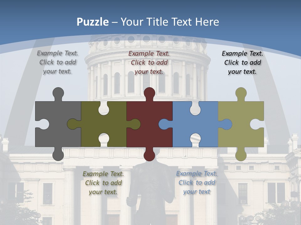 Court House In St Louis, Mo. PowerPoint Template