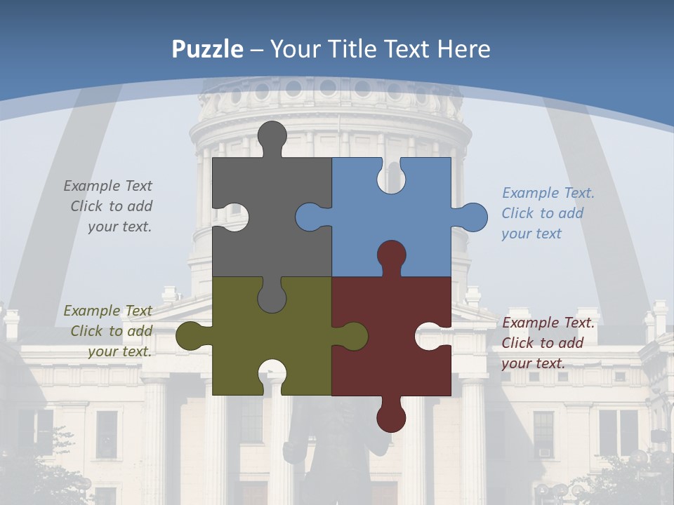 Court House In St Louis, Mo. PowerPoint Template