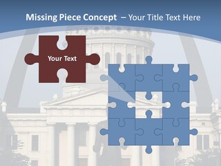 Court House In St Louis, Mo. PowerPoint Template