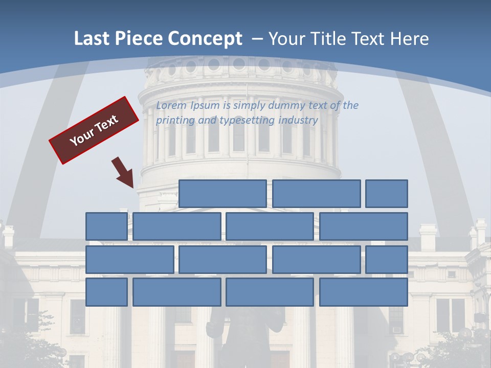 Court House In St Louis, Mo. PowerPoint Template