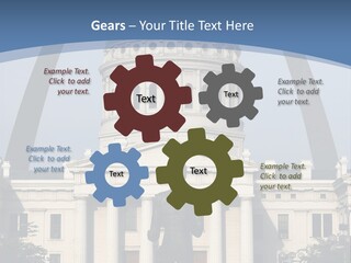 Court House In St Louis, Mo. PowerPoint Template