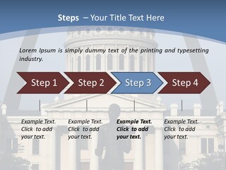 Court House In St Louis, Mo. PowerPoint Template