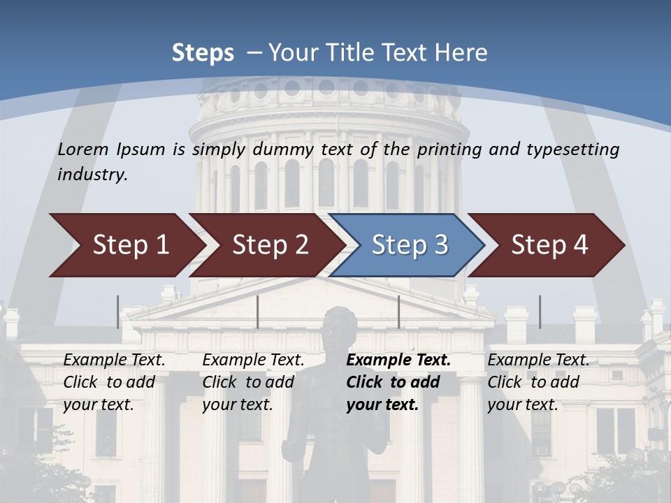 Court House In St Louis, Mo. PowerPoint Template