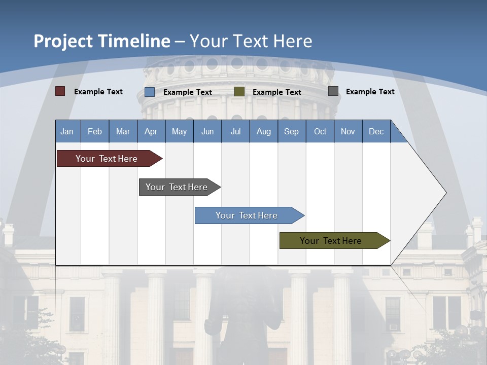 Court House In St Louis, Mo. PowerPoint Template