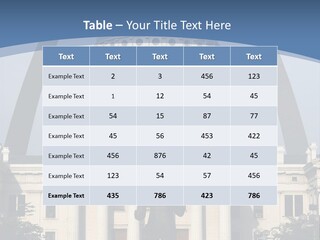 Court House In St Louis, Mo. PowerPoint Template