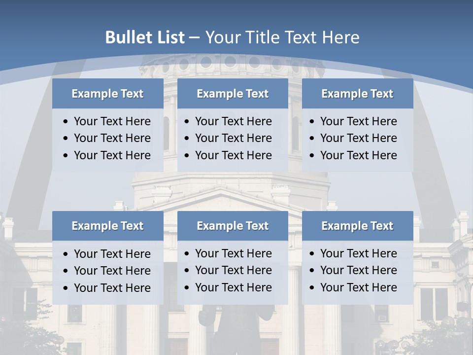 Court House In St Louis, Mo. PowerPoint Template