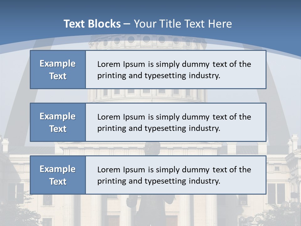 Court House In St Louis, Mo. PowerPoint Template