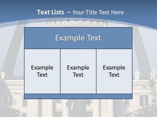 Court House In St Louis, Mo. PowerPoint Template