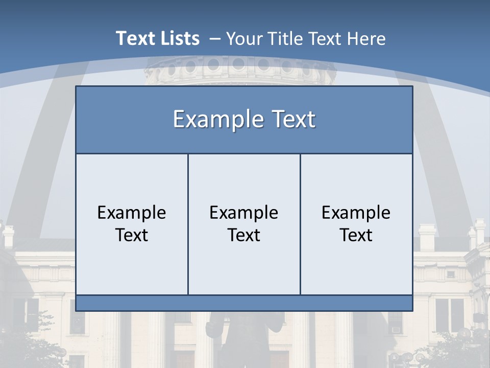 Court House In St Louis, Mo. PowerPoint Template
