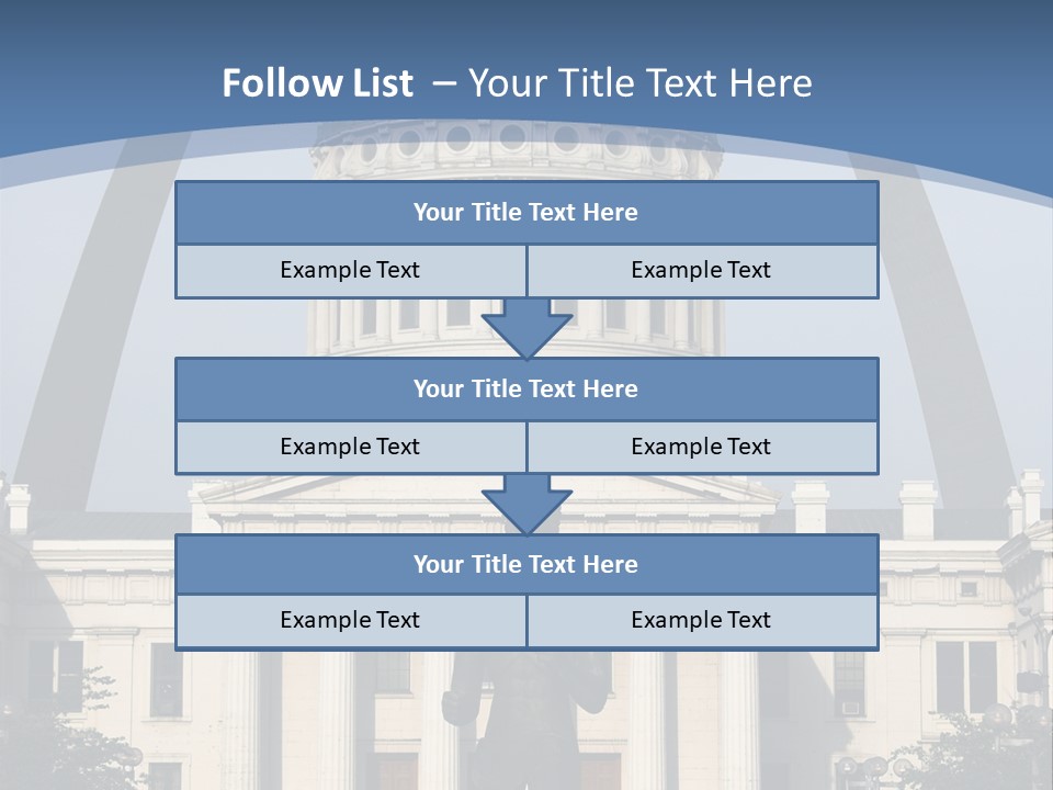 Court House In St Louis, Mo. PowerPoint Template