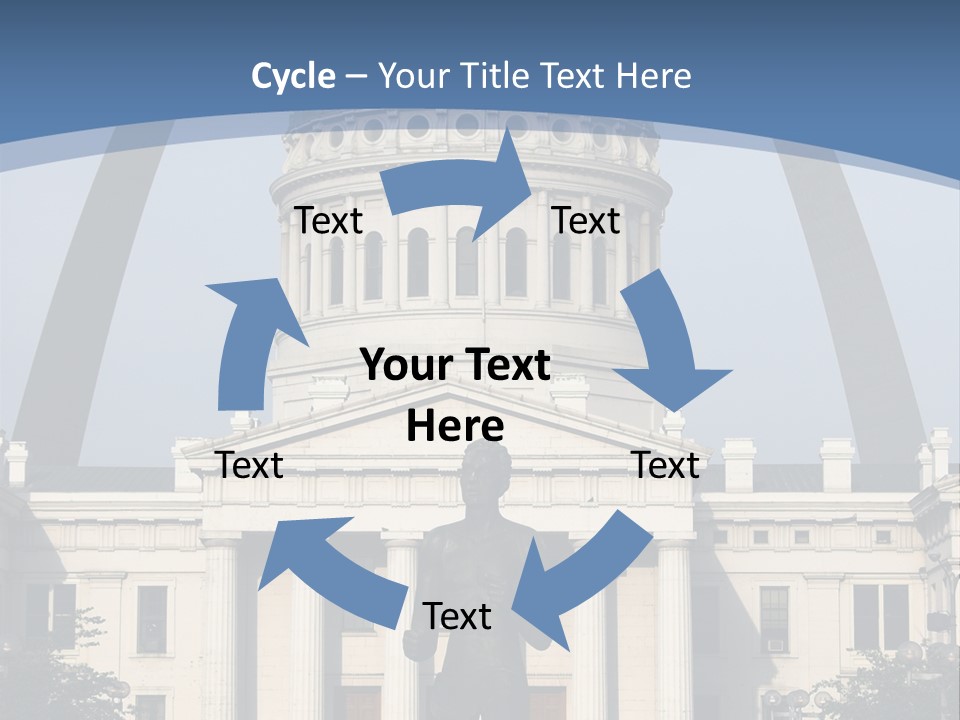 Court House In St Louis, Mo. PowerPoint Template