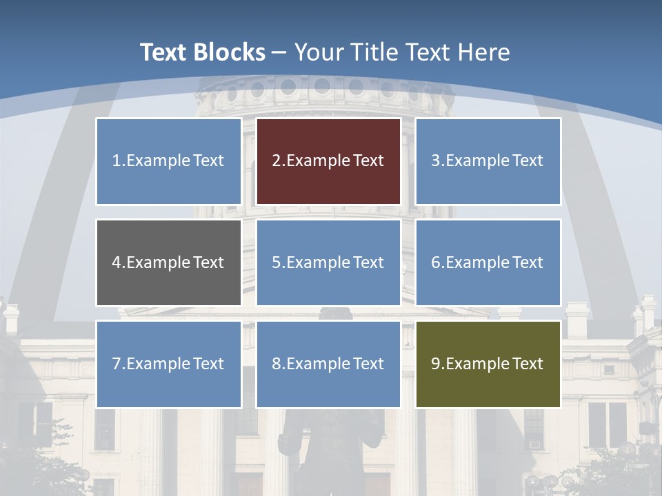 Court House In St Louis, Mo. PowerPoint Template