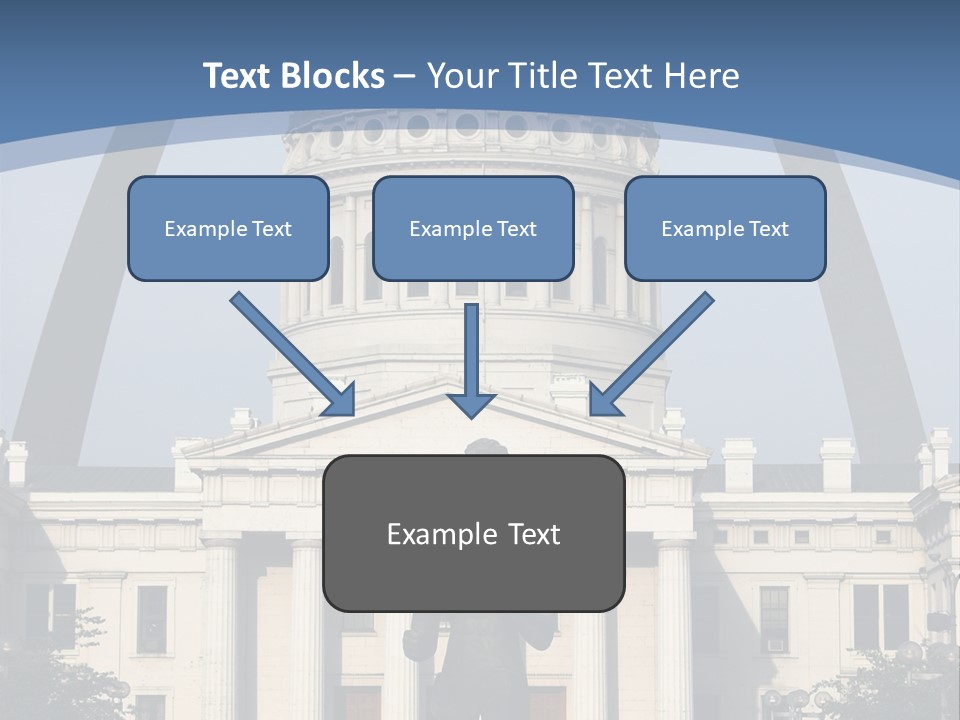 Court House In St Louis, Mo. PowerPoint Template